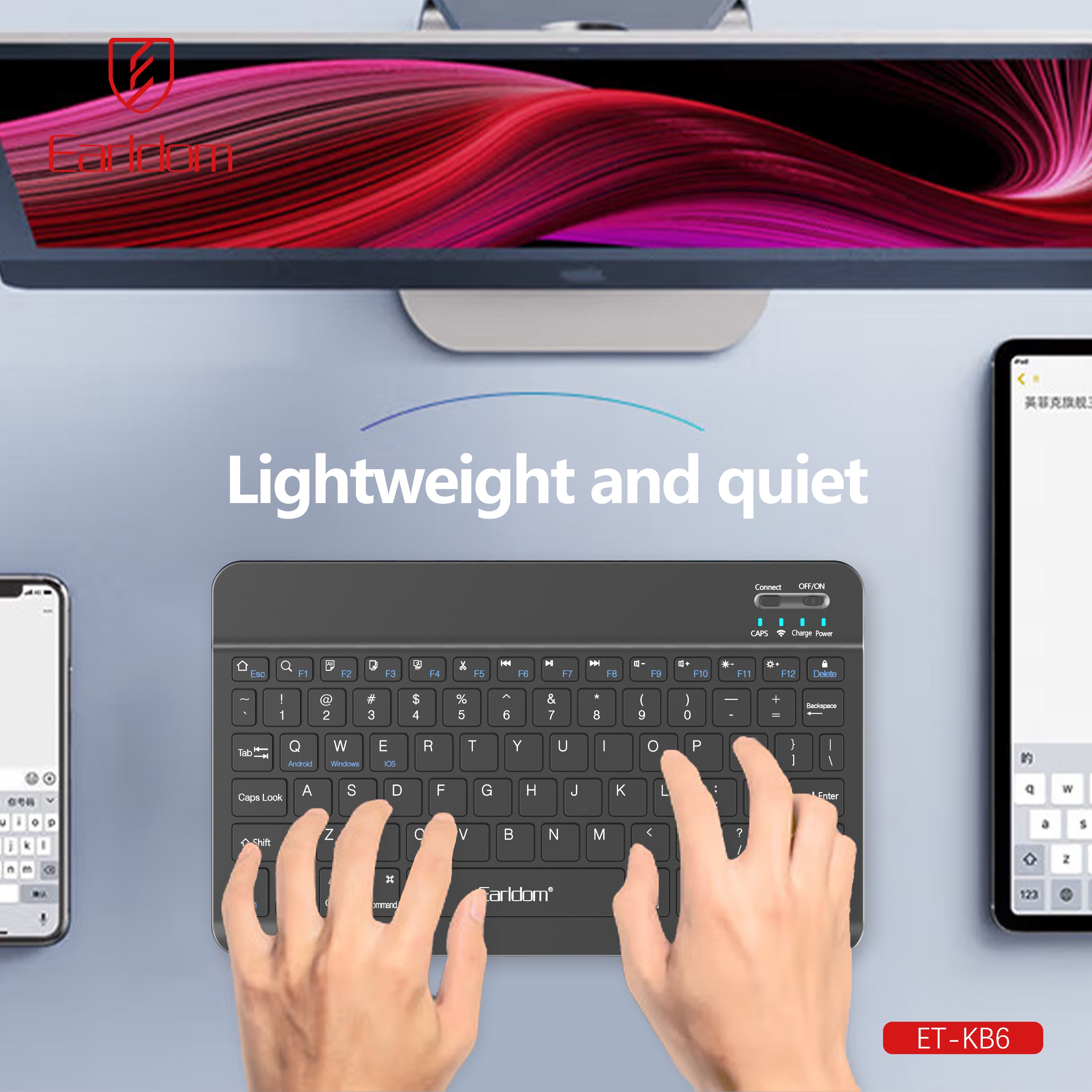 Bluetooth Keyboard ipad ET-KB6 Bluetooth Keyboard ipad ET-KB6
